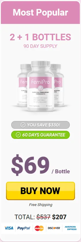 Femipro buy 3 Bottle